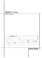Harman-Kardon HD-750-Owners-Manual